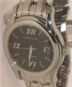 SHARP MENS S/S HAMILTON AUTOMATIC   SEE THRU CASEBACK  