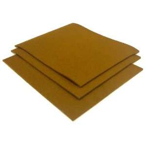  Natural Woven Wool Felt Placemats, Brown, Pack of 4