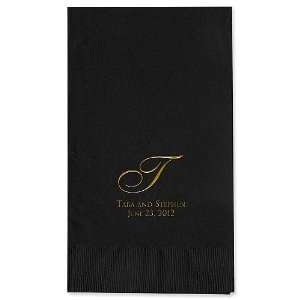  Serenity Foil Stamped Guest Towels 