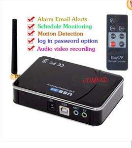 New 2.4G Wireless 4Channel USB DVR Motion SPY Security System CCTV 