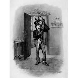  Bob Cratchit Holding Son Tiny Tim Joyously Aloft, from 