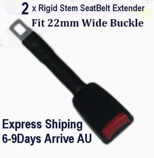 Seat Belt Extender Extension Rigid Stem 22mm Buckle  