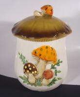  Merry Mushroom Cookie Jar Canister Mushrooms  
