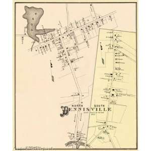   /SOUTH) NJ LANDOWNER MAP BY H.C. WOOLMAN SUR. 1878