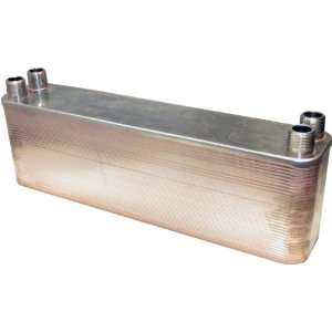   Plate 1 Male NPT Stainless Steel Copper Brazed Plate Heat Exchanger