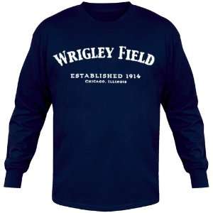  Wrigley Field Established 1914 Long Sleeve T Shirt by Wrigley 