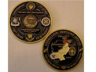 Seal Team 6 Operation NEPTUNE SPEAR Navy Challenge Coin  