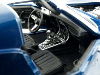 1970 CHEVROLET CORVETTE BLUE 124 DIECAST MODEL CAR  