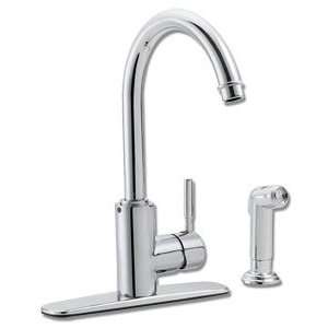  Matco Norca Chrome Single Handle Kitchen Faucet with Spray 