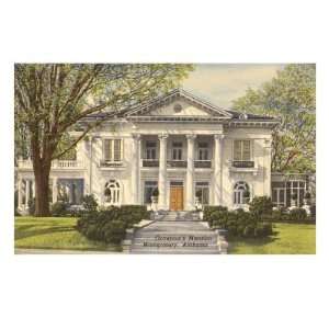Governors Mansion, Montgomery, Alabama Premium Giclee Poster Print 