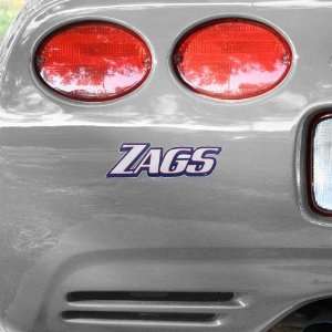  NCAA Gonzaga Bulldogs White Wordmark Car Decal Sports 