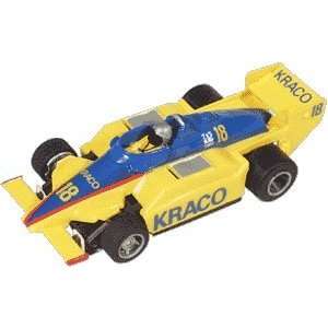  BSRT   Kraco Indy Car 440 T2 Yell/Blue #18 Slot Car (Slot 
