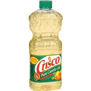 Crisco Pure Canola Oil 48 oz (Pack of 9) Grocery & Gourmet Food