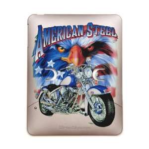  iPad 5 in 1 Case Metal Bronze American Steel Eagle US Flag 