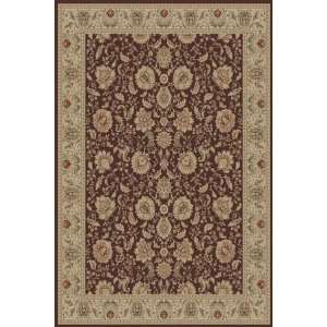  Tayse Empire 2538 Brown 53 Round Area Rug