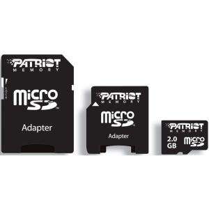  Micro Secure Digital CardsTM (2 GB; 3 in 1 Adapter 