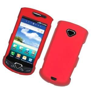  Red Texture Hard Protector Case Cover For Samsung Gem i100 
