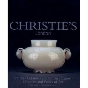 AUCTION CATALOG TITLED CHINESE CERAMICS AND CHINESE EXPORT CERAMICS 