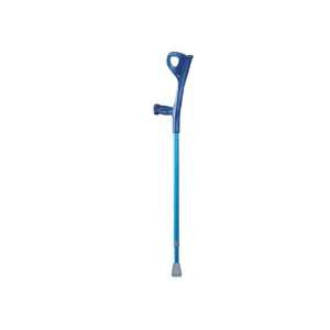  PM851B Euro Aluminum Forearm Crutch Blue
