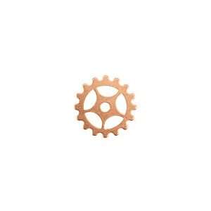  Copper Small Sectioned Gear 16mm Charms Arts, Crafts 