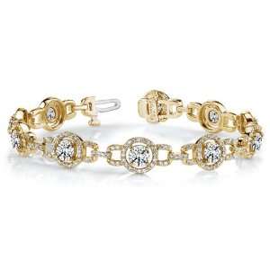   Diamond Bracelet, 9.31 ct. (Color GH, Clarity VS) Anjolee Jewelry