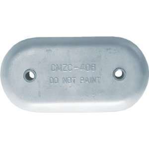  Zinc Hull Anode (B 12 SeaRay Plate), 8 5/8 inches x 4 1/4 