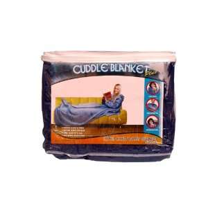  Cuddle Fleece Wrap Blanket with sleeves   Blue [Kitchen 