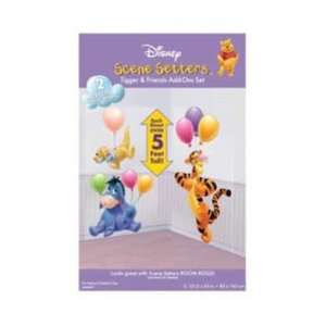  Disneys Eyeore, Tigger, & Roo Wall Decorations Case Pack 