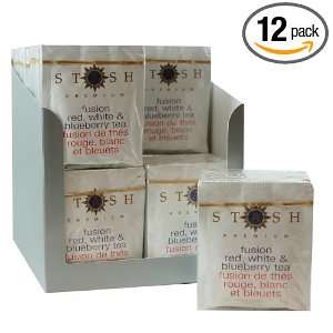 Stash Tea Company Fusion Red, White, & Blueberry Tea 12/10, 0.56 Oz 