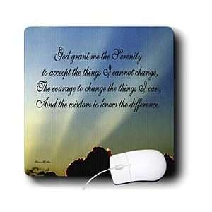   Photography Designs   The Serenity Prayer   Mouse Pads Electronics