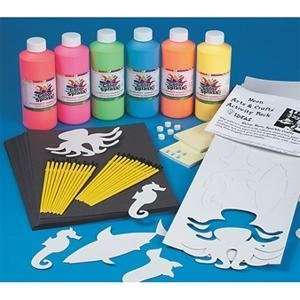  Fluorescent Tempera Paint Easy Pack Toys & Games
