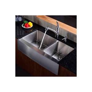   Sink with Kitchen Faucet and Soap Dispenser KHF203 36 KPF2110 SD20