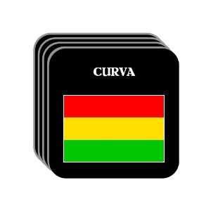  Bolivia   CURVA Set of 4 Mini Mousepad Coasters 