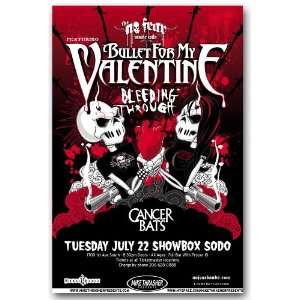    RedGuns Concert Flyer for Scream Aim Fire Tour
