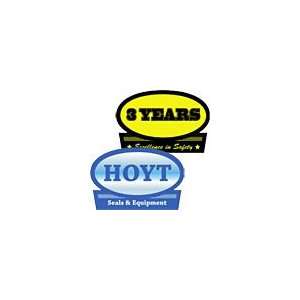   Min Qty 125 3 in. x 2 in. Oval Design Hard Hat Decals 