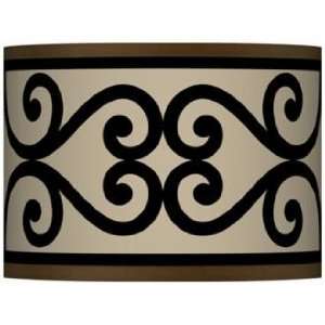  Cambria Scroll Giclee Lamp Shade 13.5x13.5x10 (Spider 
