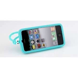  ABONS Cute Bug Slim Fit Case Cover for Iphone 4/4s(Blue 