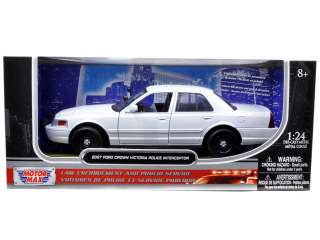  new 124 scale diecast model car of 2007 Ford Crown Victoria Police 
