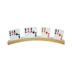  Arc Wood Table Playing Card Holder