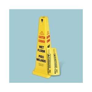 Over The Spill Safety Cone with Spill Pads RCP627877YEL  