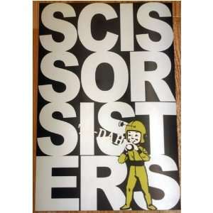 Scissor Sisters Ta Dah 11 x 17 inch promotional poster