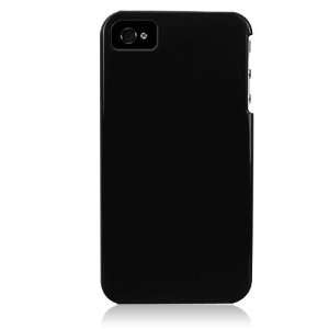  BLACK Hard Plastic Glossy Back Cover Case for Apple iPhone 