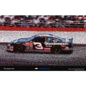 Dale Earnhardt (The Power of 3) Sports Poster Print