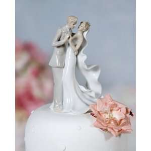  Porcelain Dancing Couple Cake Topper 