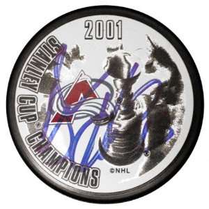  Dan Hinote Autographed Stanley Cup Puck
