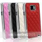   Luxury Chrome Leather Case Cover Skin for Samsung Galaxy S 2 SII i9100