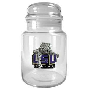  LSU Tigers NCAA 31oz Glass Candy Jar   Primary Logo 