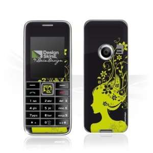   Skins for Nokia 3500 Classic   Grüne Blumen Design Folie Electronics