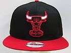 New Era NBA Chicago Bulls HARDWOOD CLASSICS MENS Black/Red Snapback 