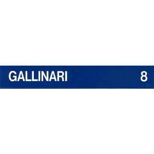  Danilo Gallinari Nameplate   NY Knicks 2010 2011 Season 